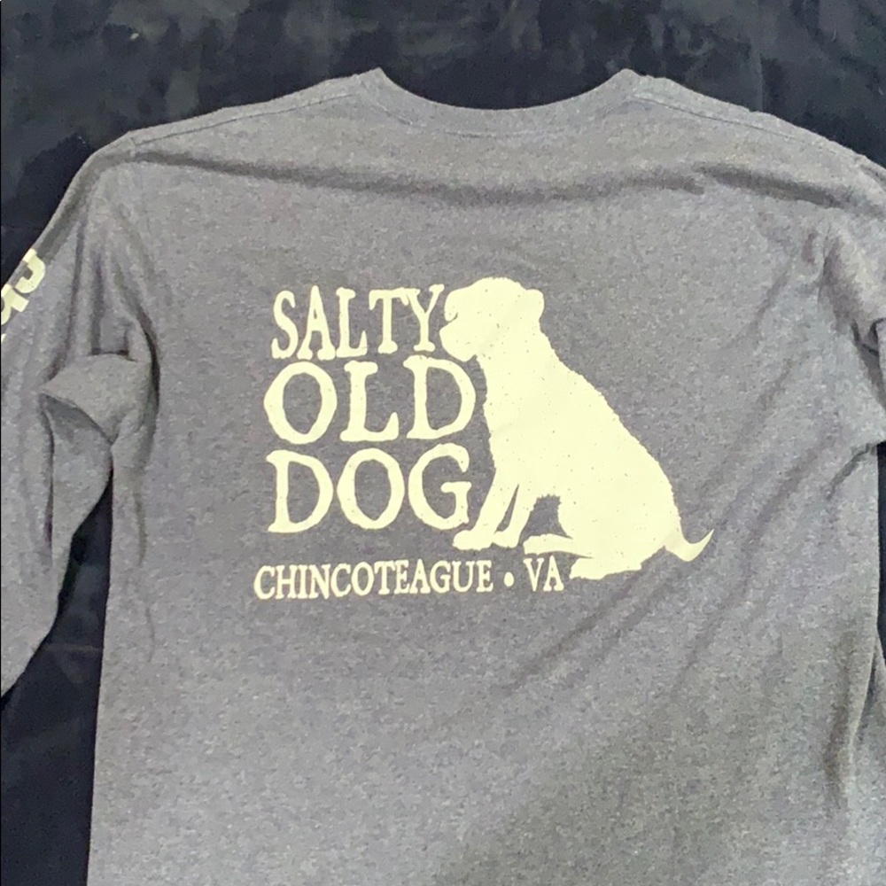 Long Sleeve Chincoteague, Salty Old Dog